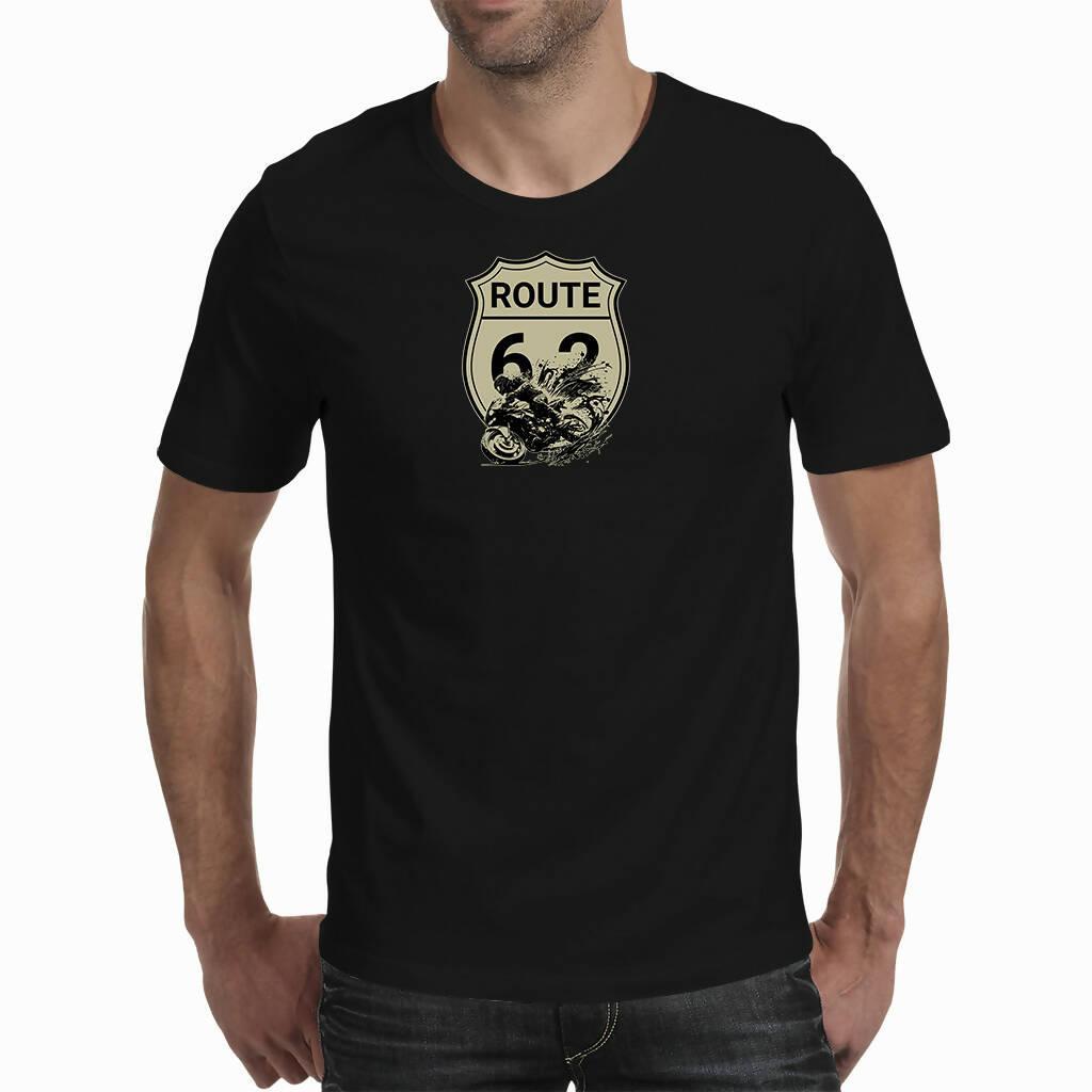 Route 62 - Biker 1 - Men's T - Shirt ( Route 62 T'S )