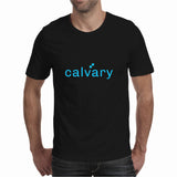 Cyan Logo - Men's T-shirt (Calvary)