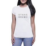 Stave Drums - Ladies T-shirt (dD Drums)