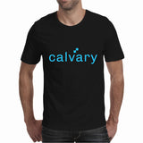 Cyan Logo - Men's T-shirt (Calvary)