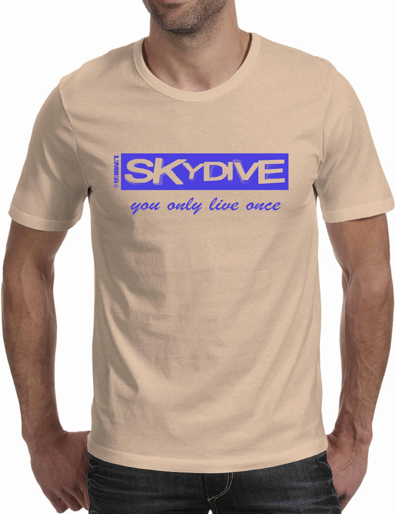 Skydive You Only Live Once - mens t-shirt (Limbir FlyWear) D3