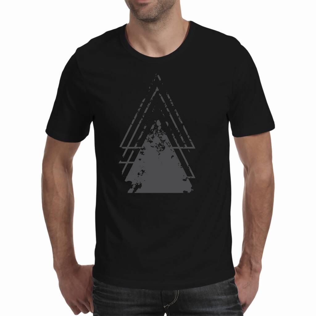 Triangle Grunge - Men's T-shirt (Gemstone Designs)