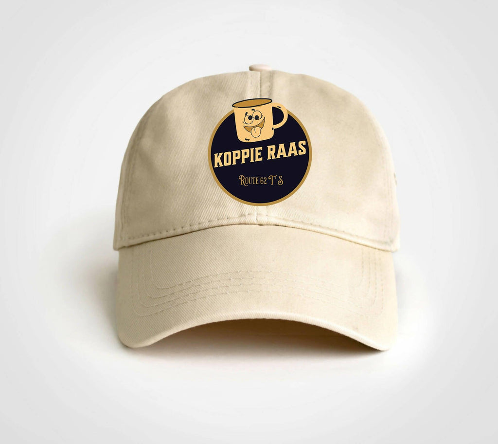 Koppie Raas - Cotton Chino 6 Panel Cap. ( Route 62 T'S )