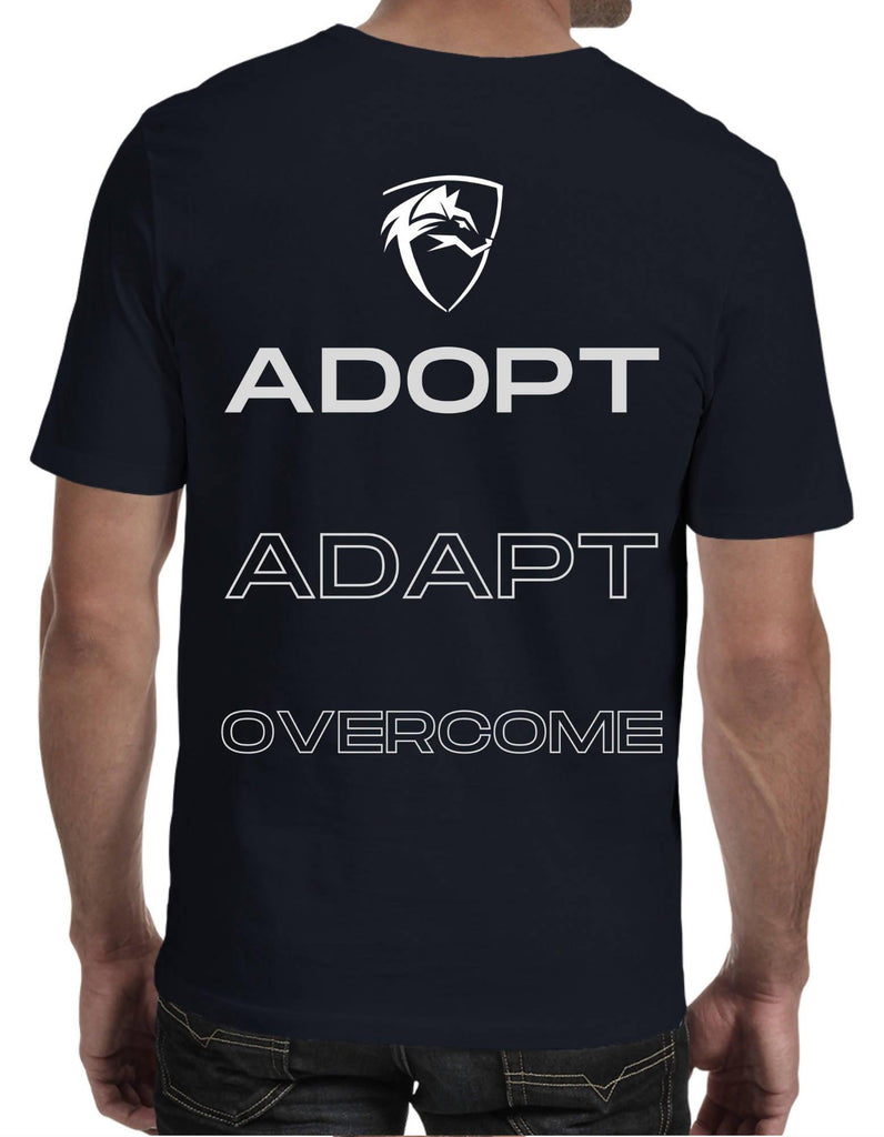 Adopt Dark Shirt - Back Only A3 - Men's T-shirt (Huzki Apparel)