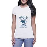 90th Birthday -Ladies Tshirt (Twin's Designs)