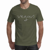 Vegan Scribble - Men's Tee (Good Vibe Revolution)