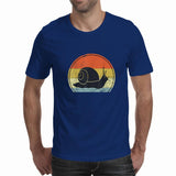Snail Silhouette - Men's T-Shirt (Sparkles)