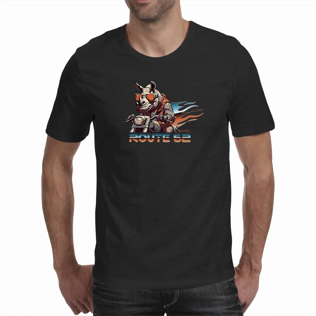 R 62 Rhino - Men's T - Shirt ( Route 62 T ' S )