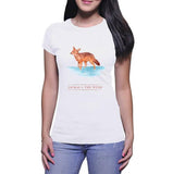 Jackal in Water - Womens T-Shirt (Jackal and the Wind)