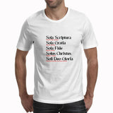 Five Solas - Men's T-Shirt (Grace Apparel)