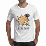 Real cars don't shift themselves - Men's T-shirts (Dry Sump)