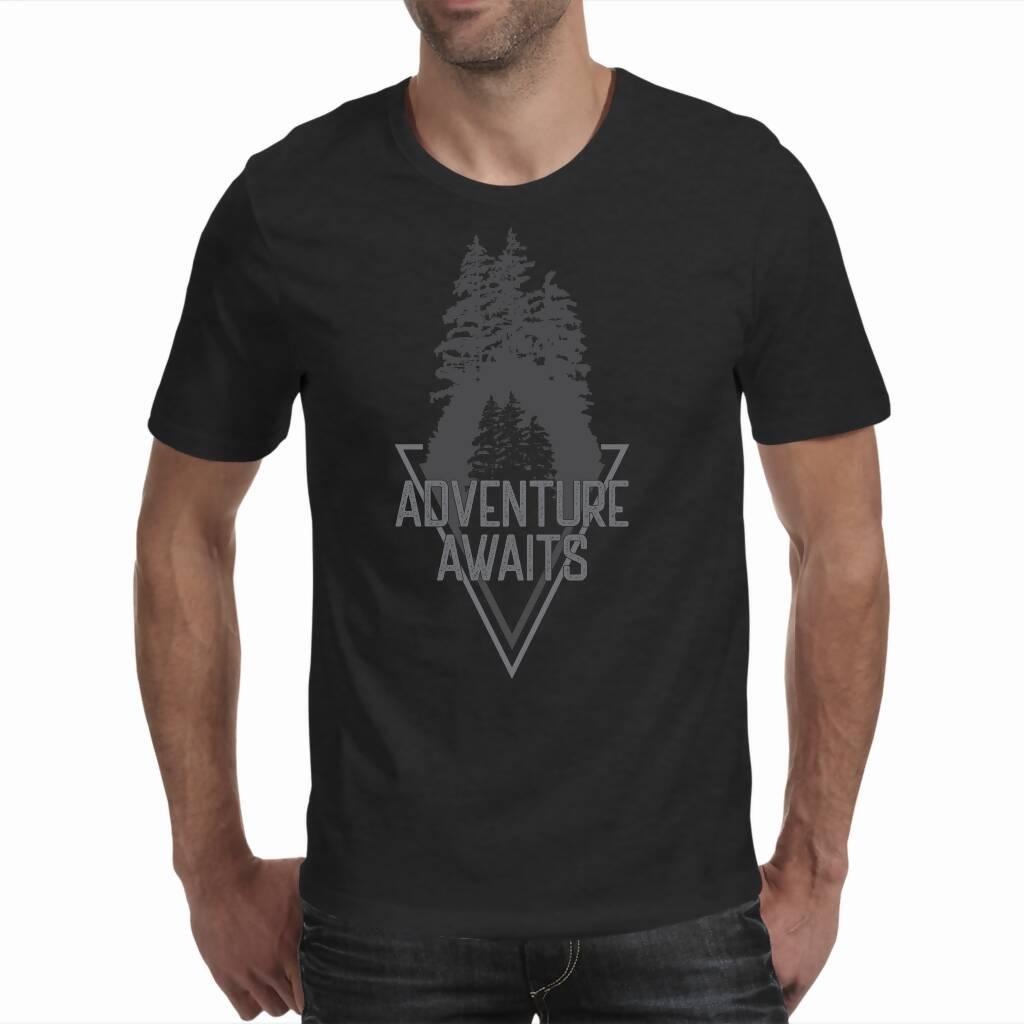 Adventure Awaits Men - Men's T-shirt (Gemstone Designs)