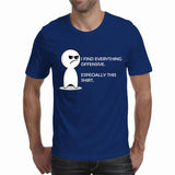 I find everything offensive - dark colors - Men's T-shirts (Random'ish Visual Designs)
