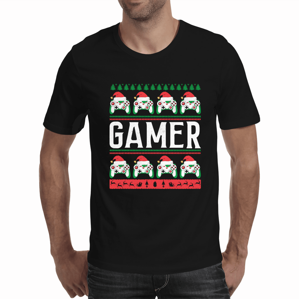 Christmas Gaming Shirt - Men's T-Shirts (Shirt Shack)