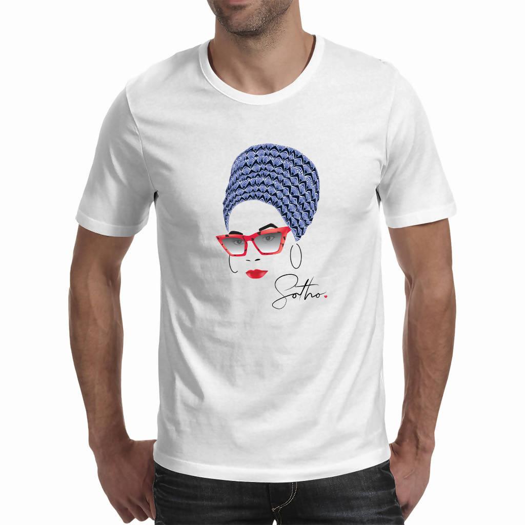 MoAfrika AfroQueen Sotho A4 - Unisex Men's T-shirt (PAGAwear)