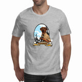 Dog Pose - Men's T-Shirt (Sparkles)