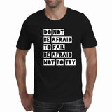 Do Not be Afraid-Men's T-shirt color (Sparkles)