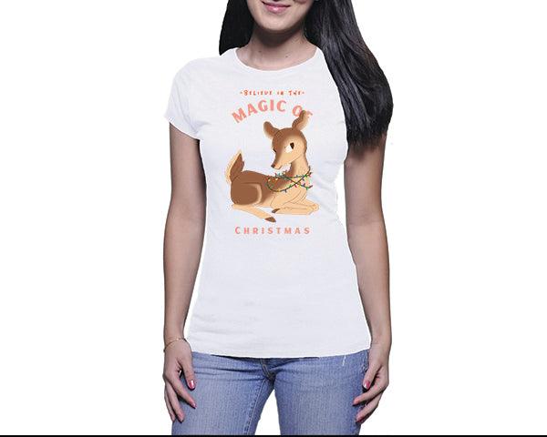 Merrry Christmas Tshirts | Magic of Christmas (Ladies)