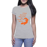 For My Worms Orange - Ladies T-Shirt (Gorgo Gecko Wear)