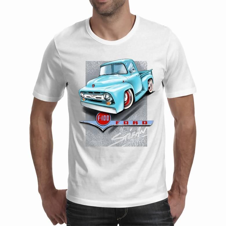 Ford F100 White Light Shirt (Stefan’s Auto Art) A3