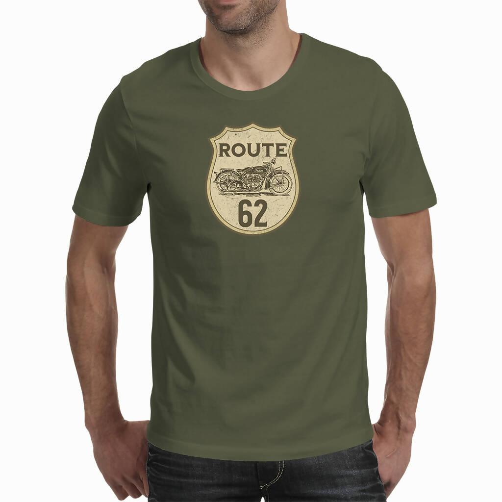 Route 62 Vintage Bike - Men's T - Shirt ( Route 62 T'S )
