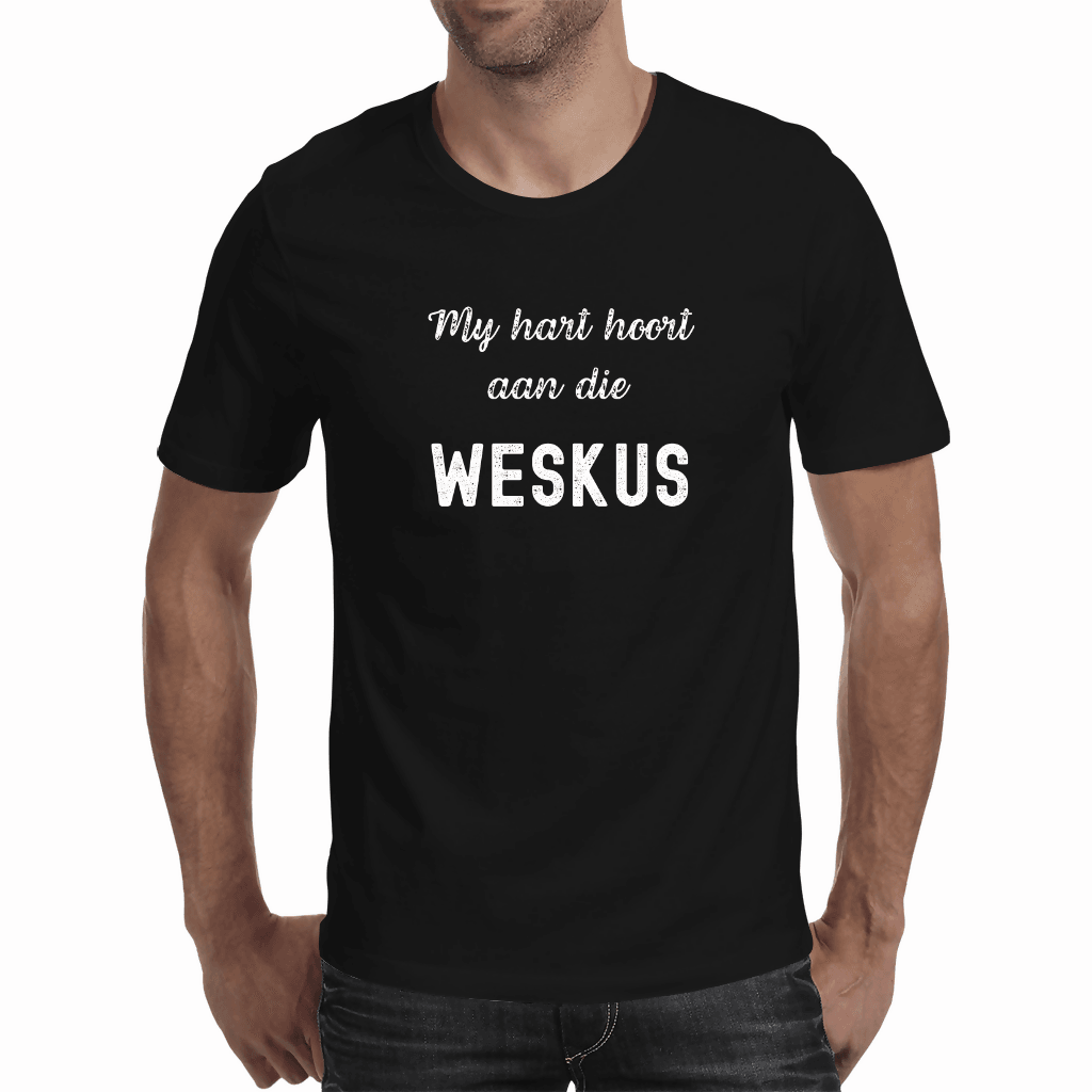 My hart hoort aan die Weskus - Men's t-shirt (Back a Burger)
