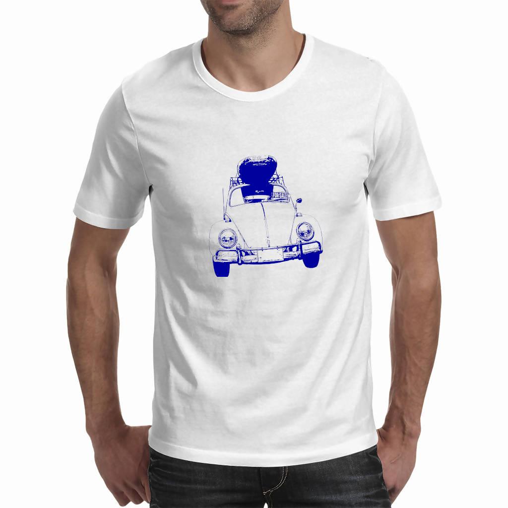 VW Blue Bug For Sale - Men's T-Shirt (YoungLifeInc)