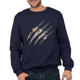 Lion in Claws - Sweatshirt -A4- (ErinFCampbell)