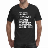 Do Not be Afraid-Men's T-shirt color (Sparkles)