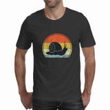 Snail Silhouette - Men's T-Shirt (Sparkles)