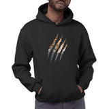 Tiger Inside Claws - Unisex Hoodie (ErinFCampbell)