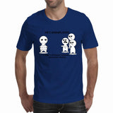 He's unemployed - light colors - Men's T-shirts (Random'ish Visual Designs)