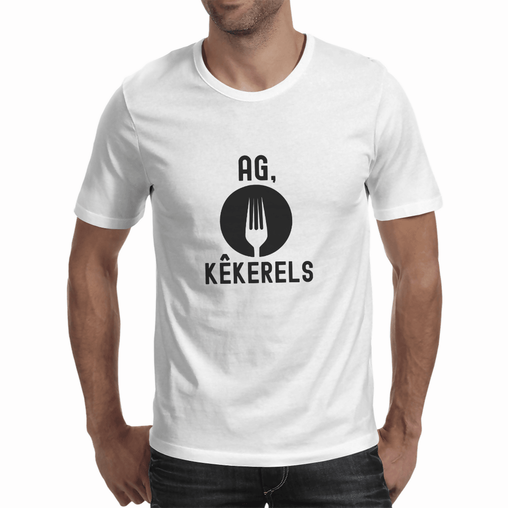 AG, Fork Kêrels - Men's T-shirt (Back a Burger)