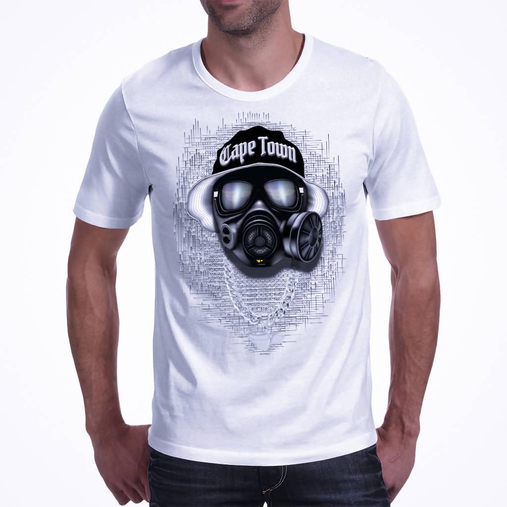 Silver chain Cape Town bucket hat Pulsetrooper A3 - Men's T-shirts (Pagawear)