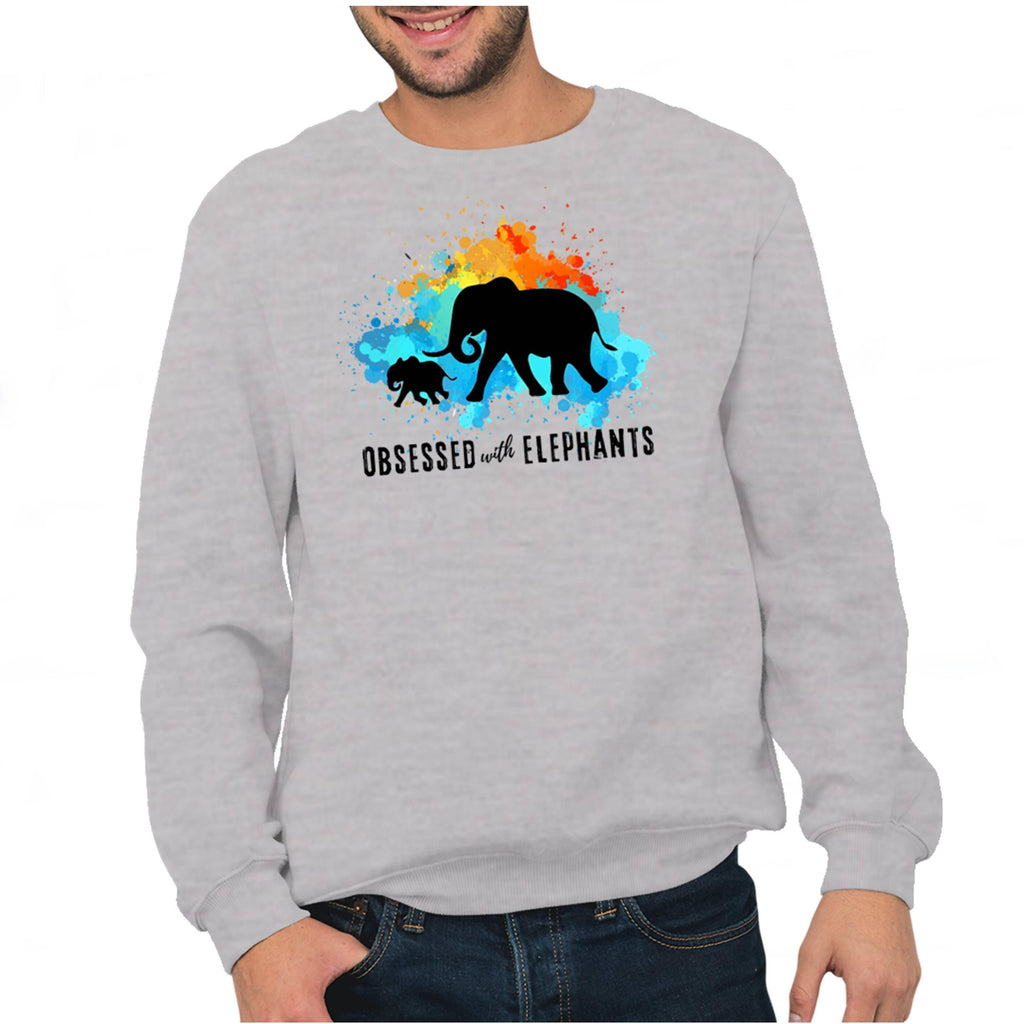 Obsessed with Elephants - Sweatshirt (Wild and Precious by Carina)